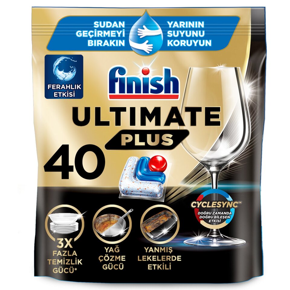 FINISH ULTIMATE PLUS 40'LI