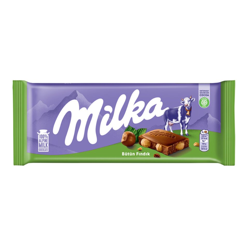 MİLKA TABLET BÜTÜN FINDIKLI 90 GR