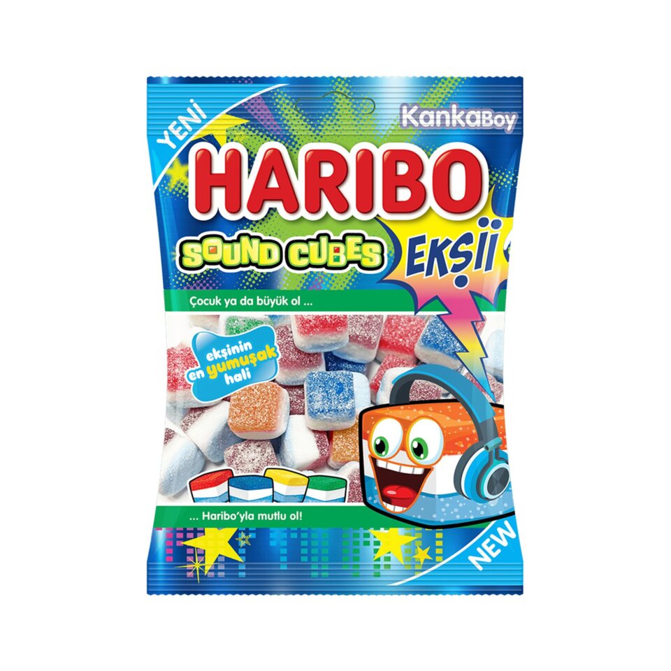 HARİBO SOUND CUBE 70 GR. EKŞİ