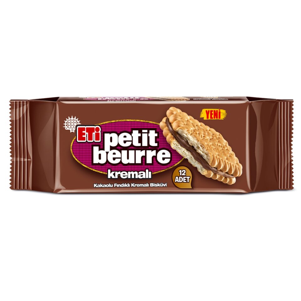 ETİ P.BEURRE KAKAO KREMALI 270 GR BİSKÜVİ