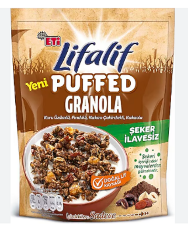 ETİ LİFALİF GRANOLA 160GR - KAKAO&KURUÜZÜM&FINDIK