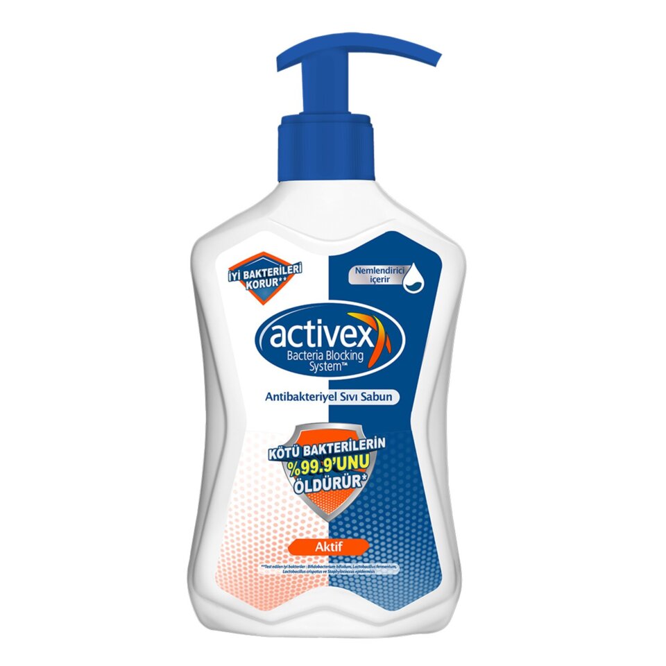 ACTIVEX SIVI SABUN 500 ML-AKTİF