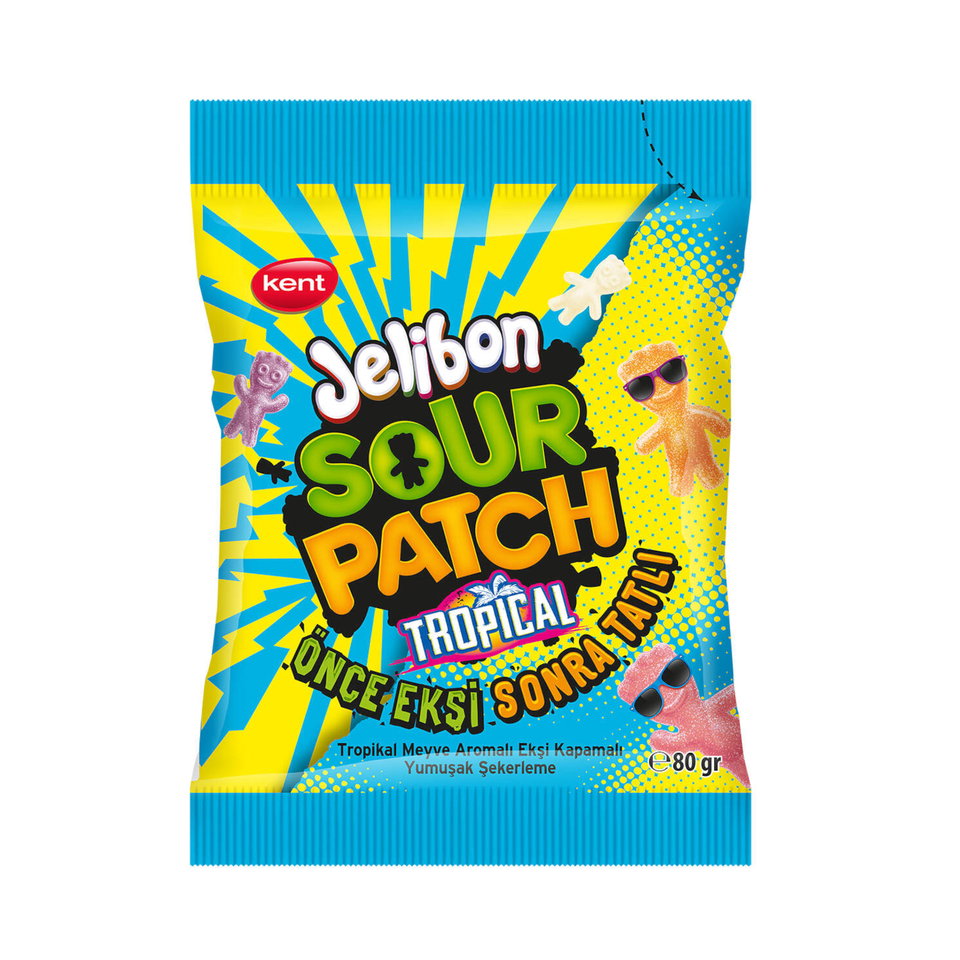 JELİBON SOUR PATCH KİDS TROPİKAL  80 GR