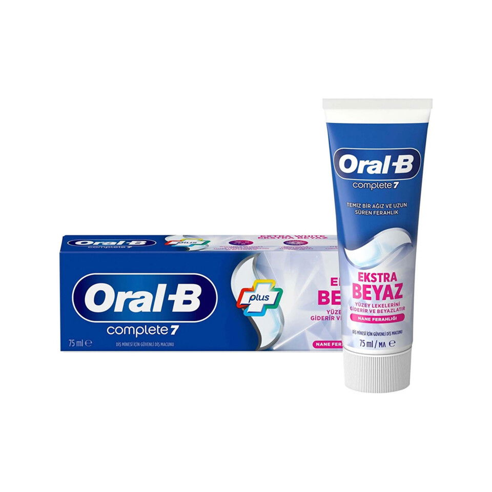 ORAL-B DİŞ MACUNU 75 ML-KOMPLE 7 EKTRA BEYAZLIK