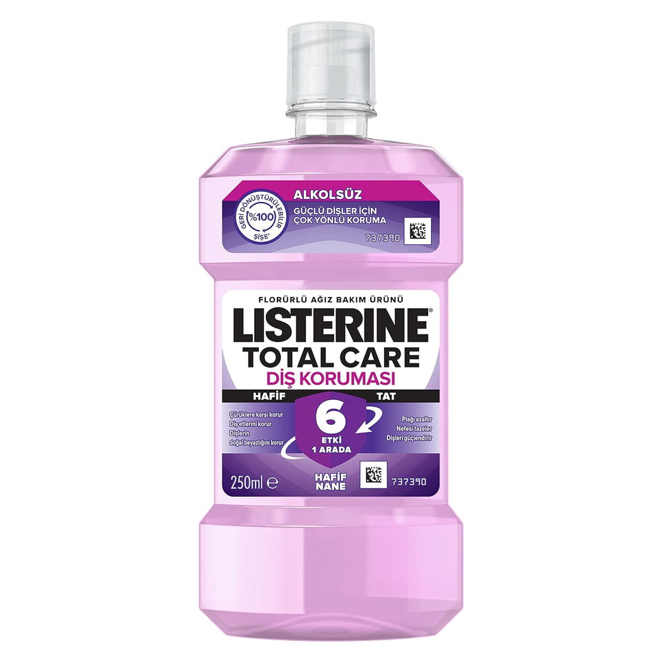 LISTERINE GARGARA 250 ML-TOTAL CARE HAFİF TAT