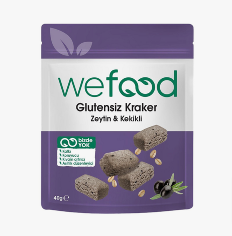 WEFOOD ZEYTİN KEKİK KRAKER 40 GR