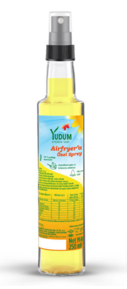 YUDUM AYÇİÇEK YAĞI 250ML CAM AİRFRY