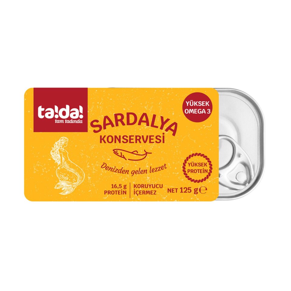 TADA SARDALYA KONSERVESİ 125 GR