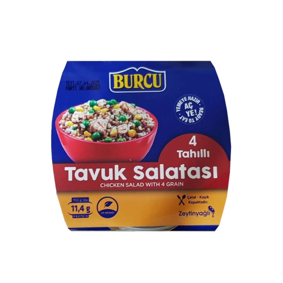 BURCU 4 TAHILLI TAVUK SALATASI 150 GR