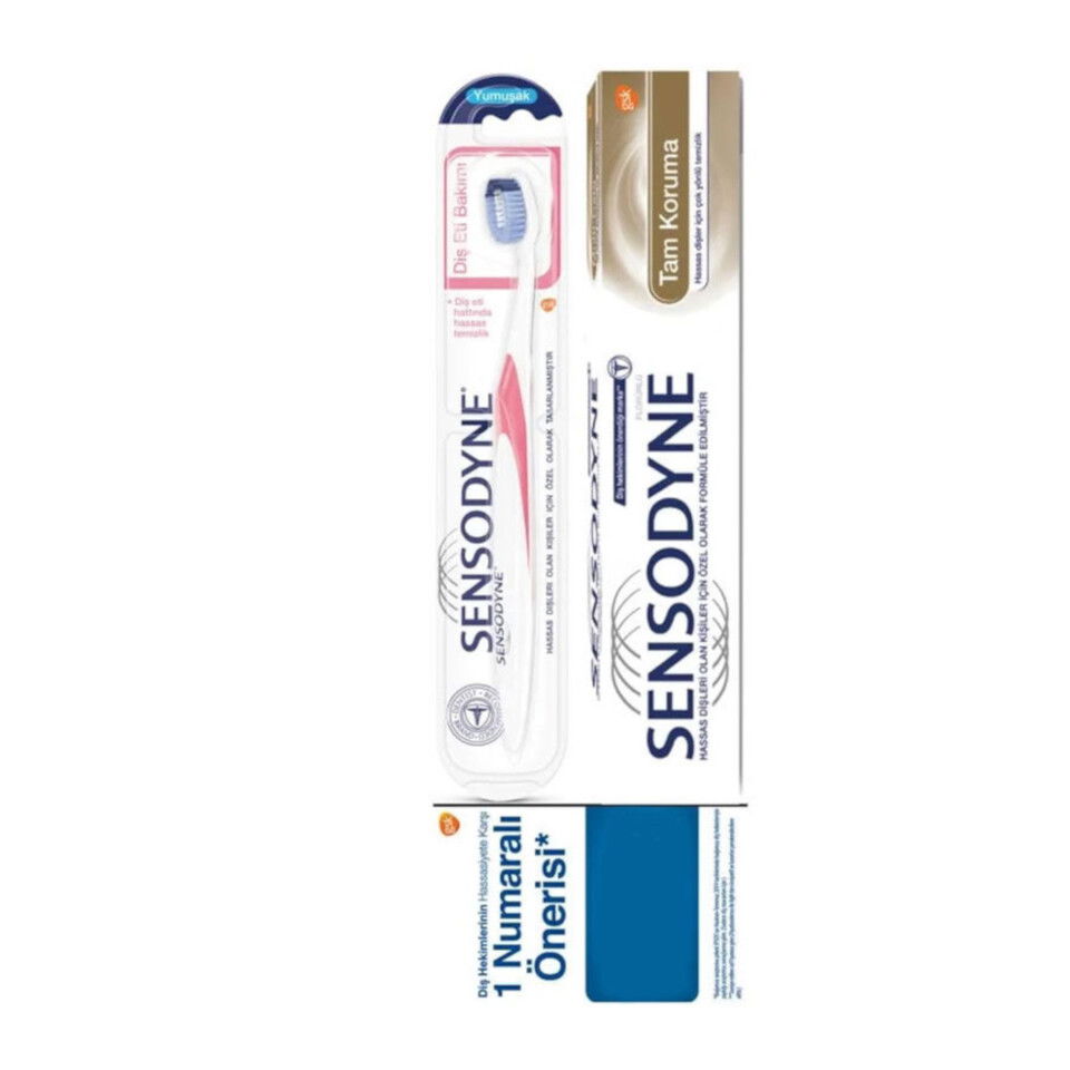 SENSODYNE TAM KORUMA 75ML+FIRCA HEDİYELİ