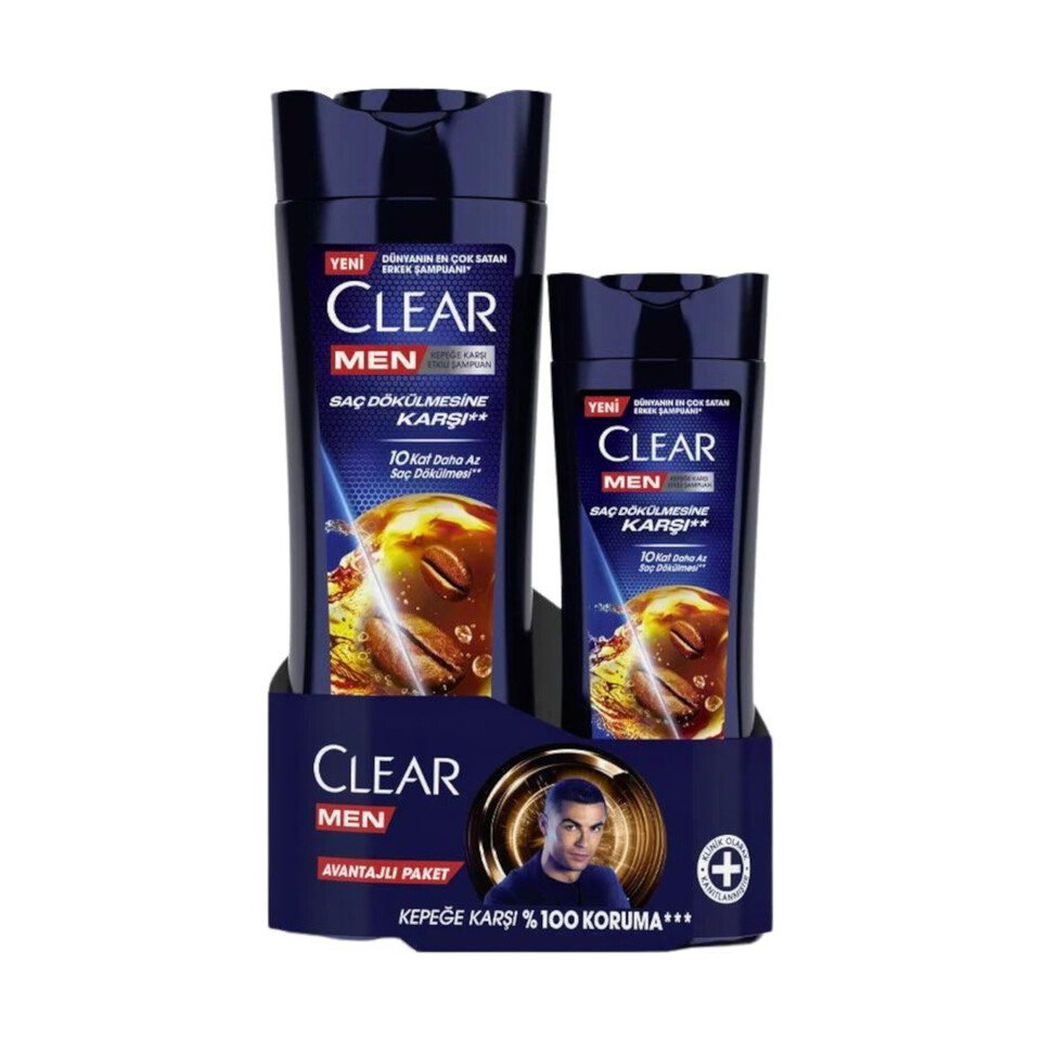 CLEAR ŞAMP 350+180 ML-SAÇ DÖK. KARŞI MEN