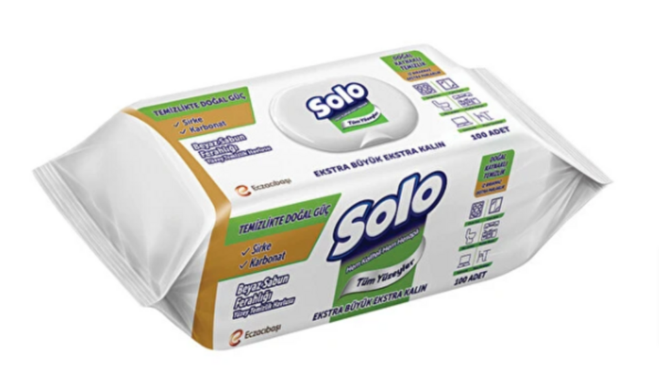 SOLO YÜZEY TM MNDL 100'LÜ BEYAZ SABUN