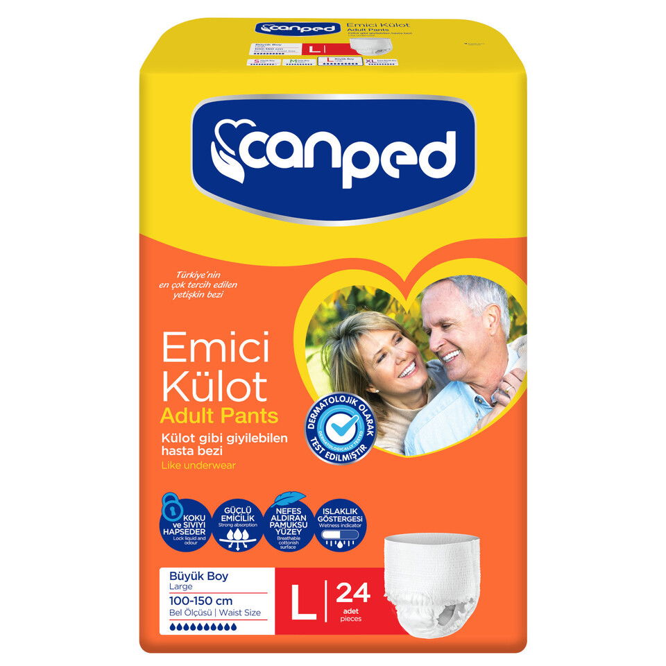 CANPED EMİCİ KÜLOT 24LÜ- BÜYÜK  (L) AVANTAJ