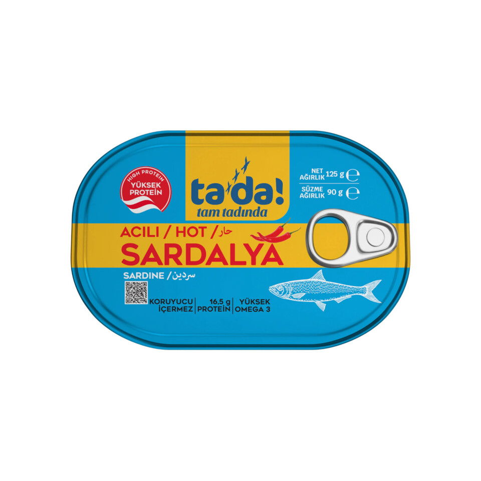 TADA SARDALYA KONSERVESİ 125 GR ACI