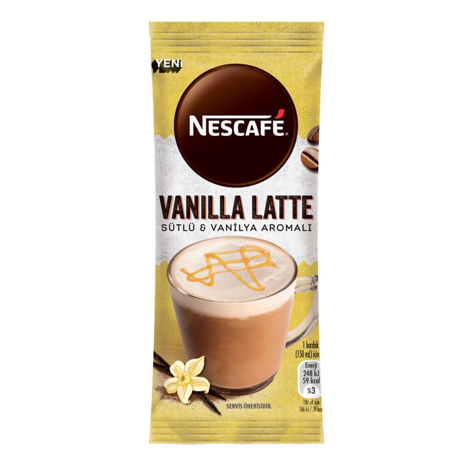 NESCAFE VANILLA LATTE&SÜTLÜ 14,5 GR