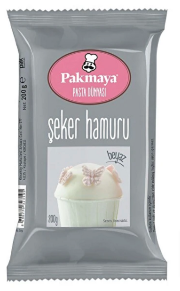 PAKMAYA ŞEKER HAMURU BEYAZ 200 GR