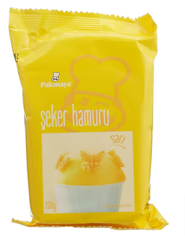 PAKMAYA ŞEKER HAMURU SARI 200 GR