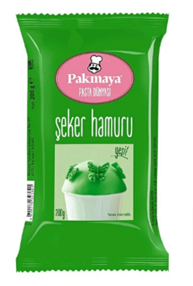 PAKMAYA ŞEKER HAMURU YEŞİL 200 GR
