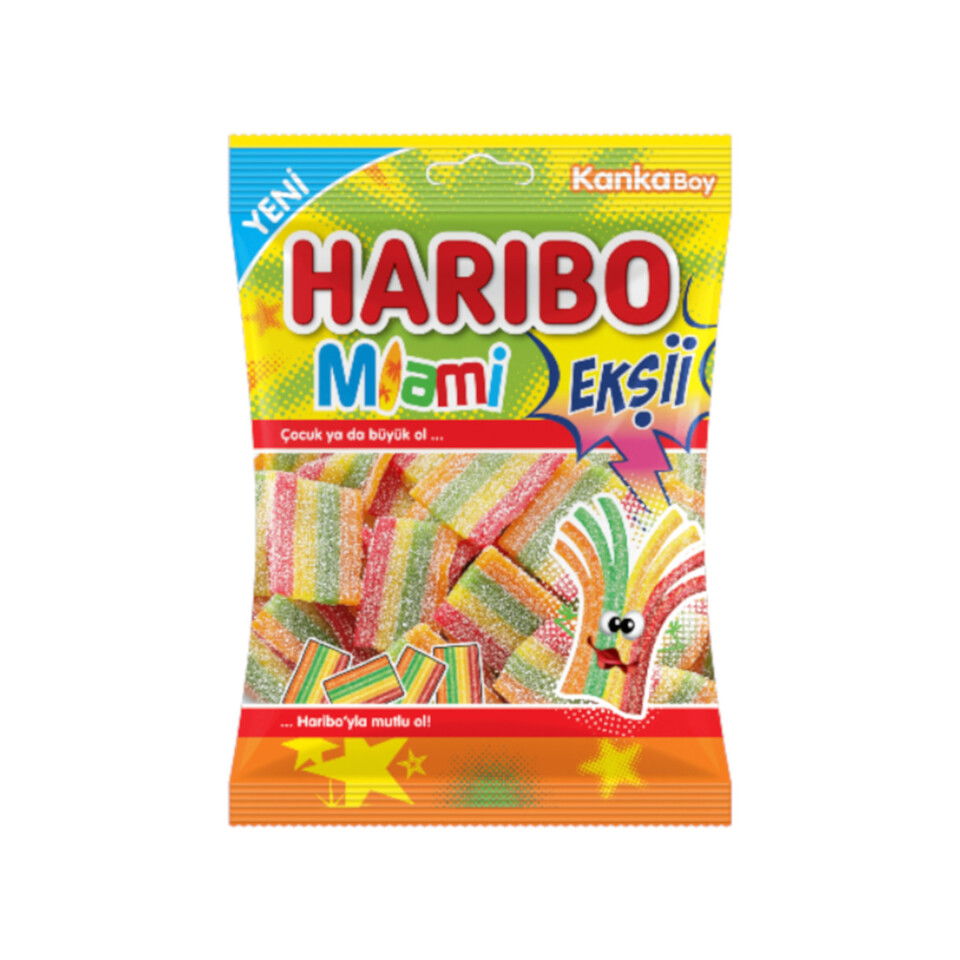 HARİBO JEL ŞEKER 70 GR. - MİAMİ EKŞİ