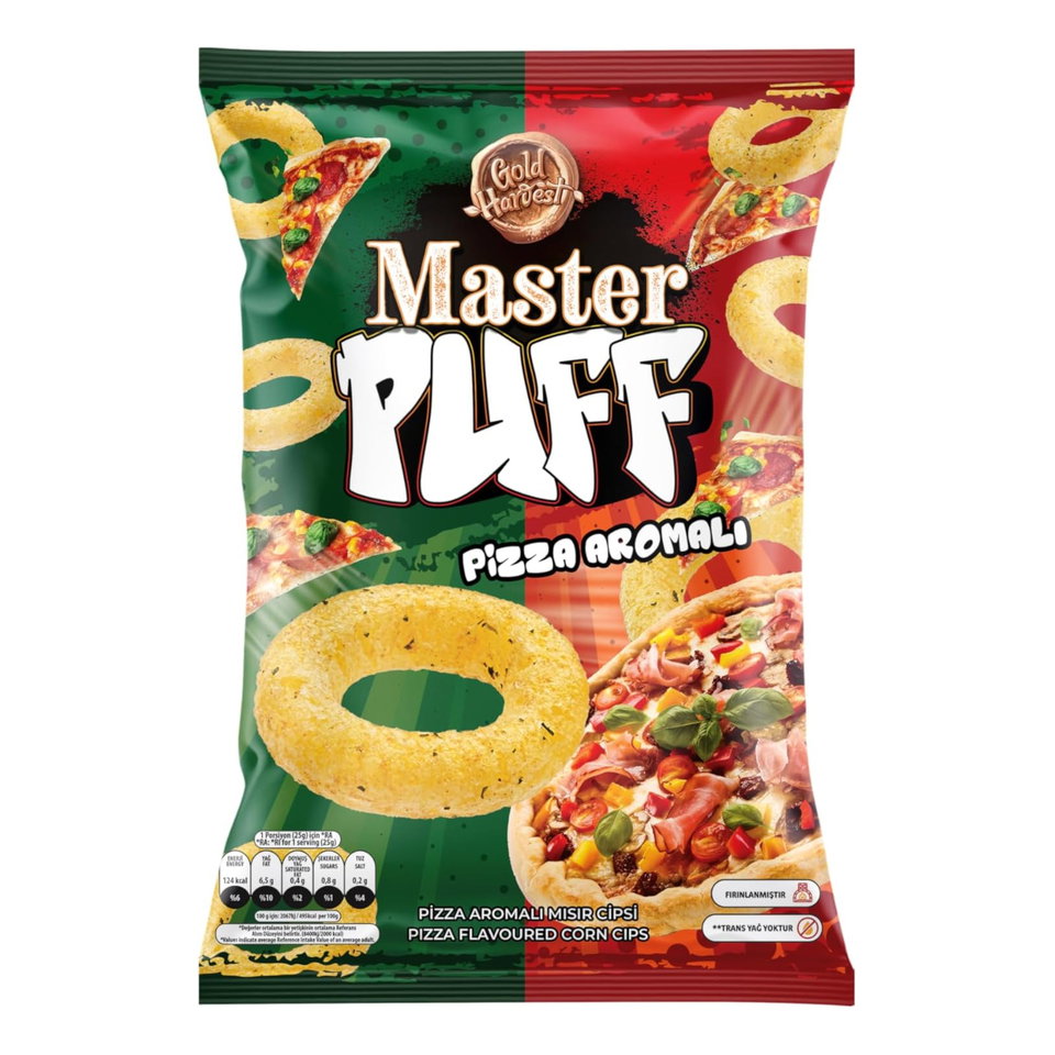 MASTER PUFF 90 GR- PİZZA&ÇEŞNİLİ