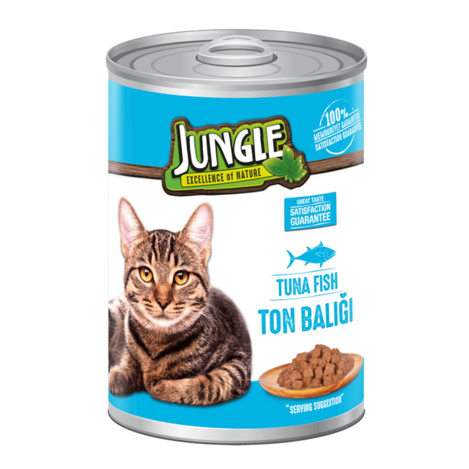 JUNGLE KEDİ MAMASI 400 GR- TON BALIKLI