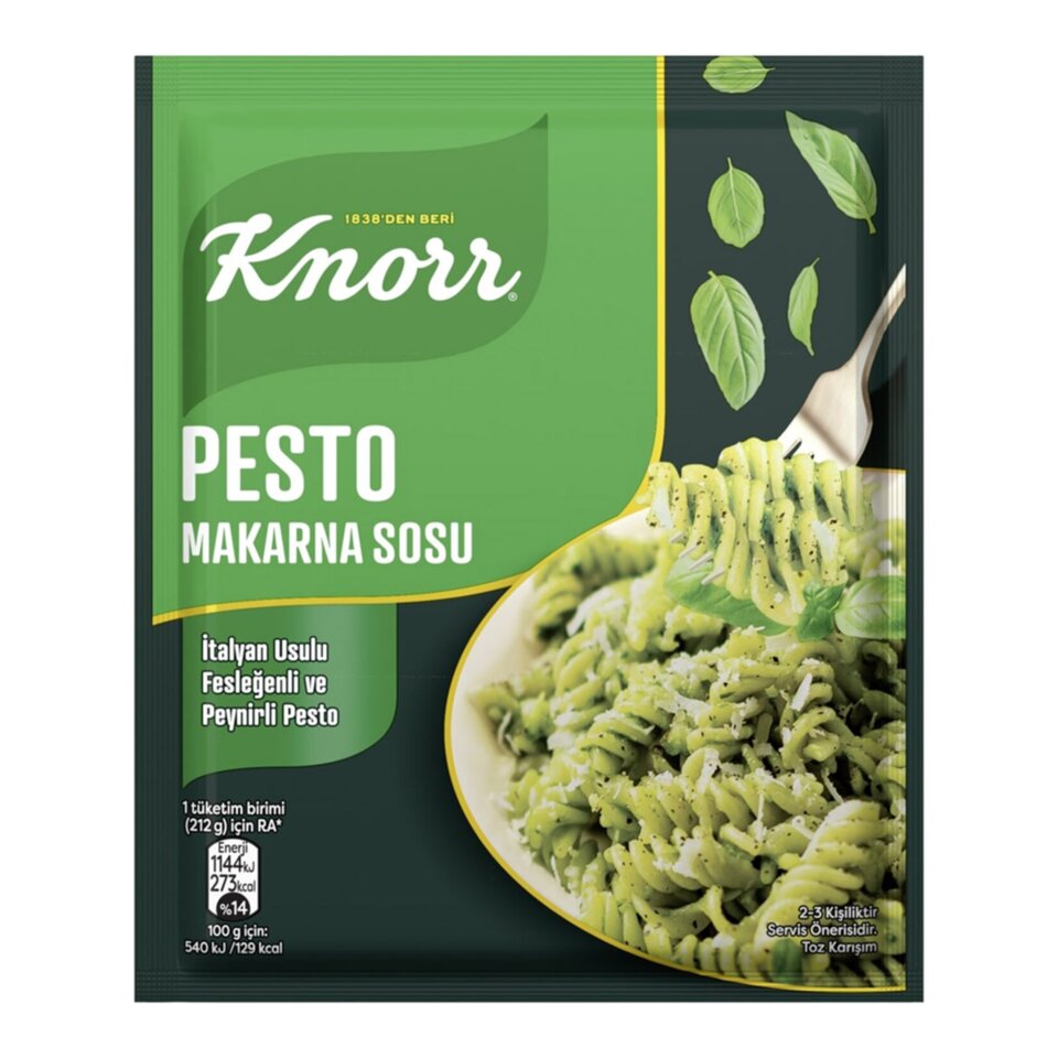 KNORR MAKARNA SOSU 50 GR-PESTO