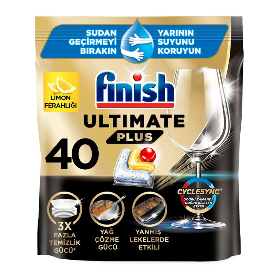 FINISH ULTIMATE PLUS 40'LI-LİMON