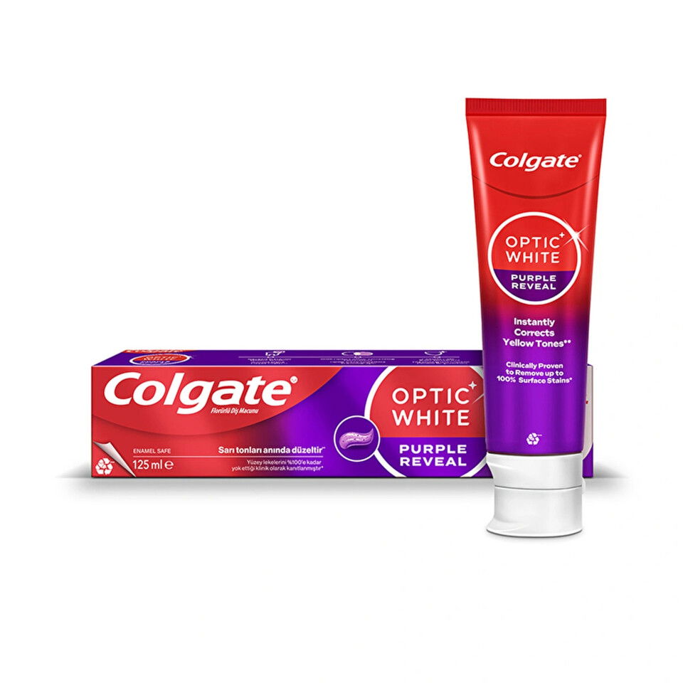 COLGATE OPTIC WHITE PURPLE REVEAL 125 ML