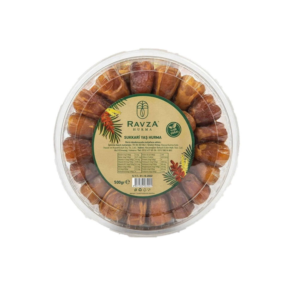 RAVZA SUKKARİ HURMA 500 GR