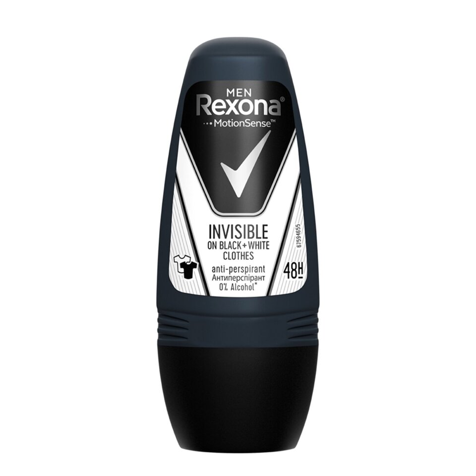REXONA ROLL-ON MEN 50 ML-INVISIBLE B&W