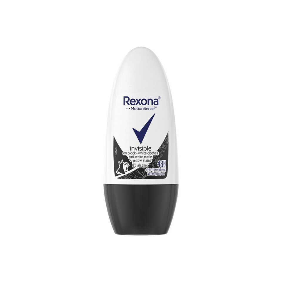 REXONA ROLL-ON WOMEN 50 ML-INVISILE B&W
