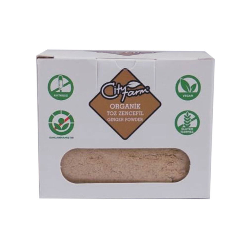 CİTY FARM ORGANİK  ZENCEFİL TOZ 100GR