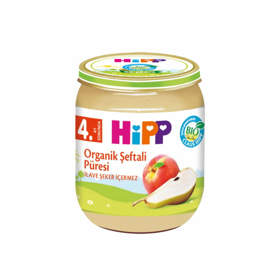 HIPP ORGANIK ARMUT&ŞEFTALİ PÜRESI 125 GR.