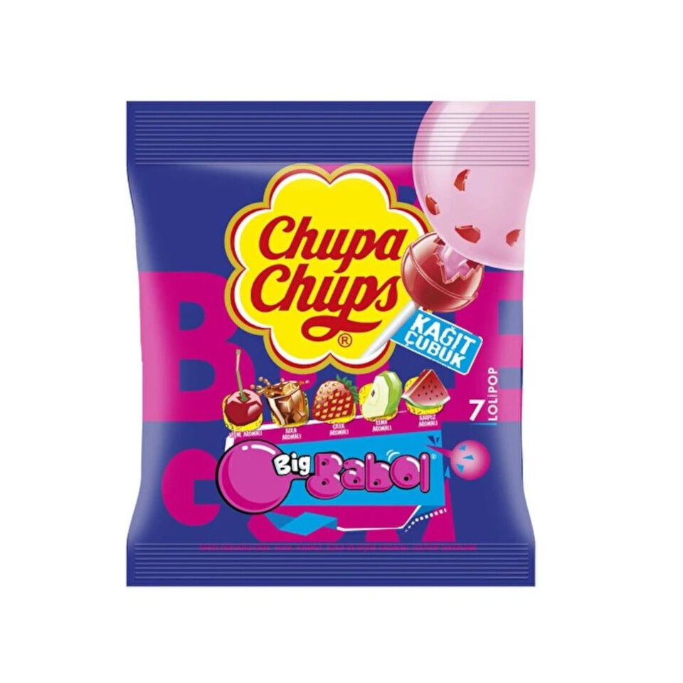 CHUPA CHUPS ŞEKER 7*12 GR. POŞET