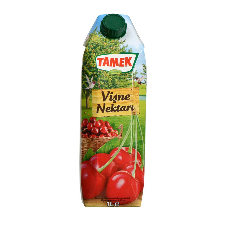 TAMEK MEYVE SU 1 LT-VİŞNE NEKTARİ