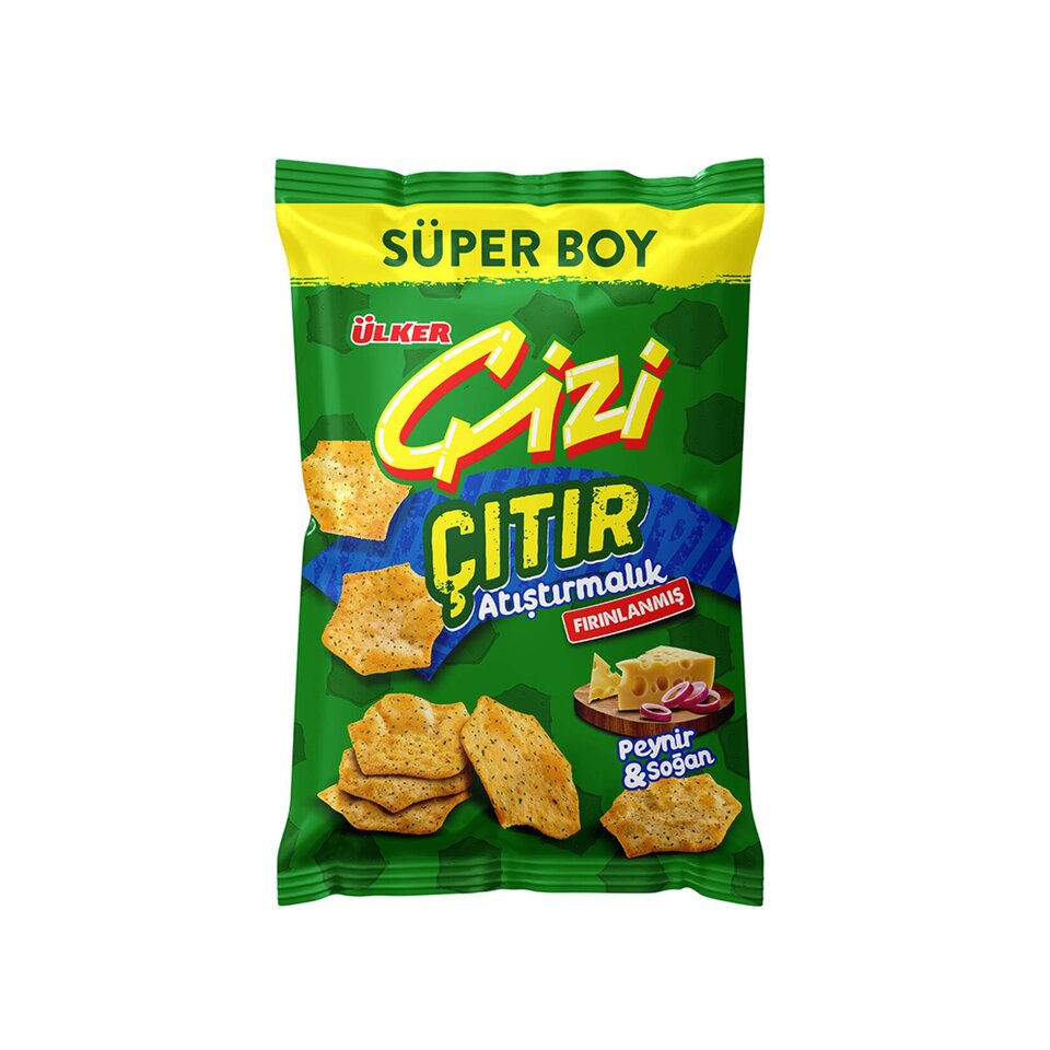 ÜLKER ÇİZİ ÇITIR PEYNİR&SOĞAN 120 GR