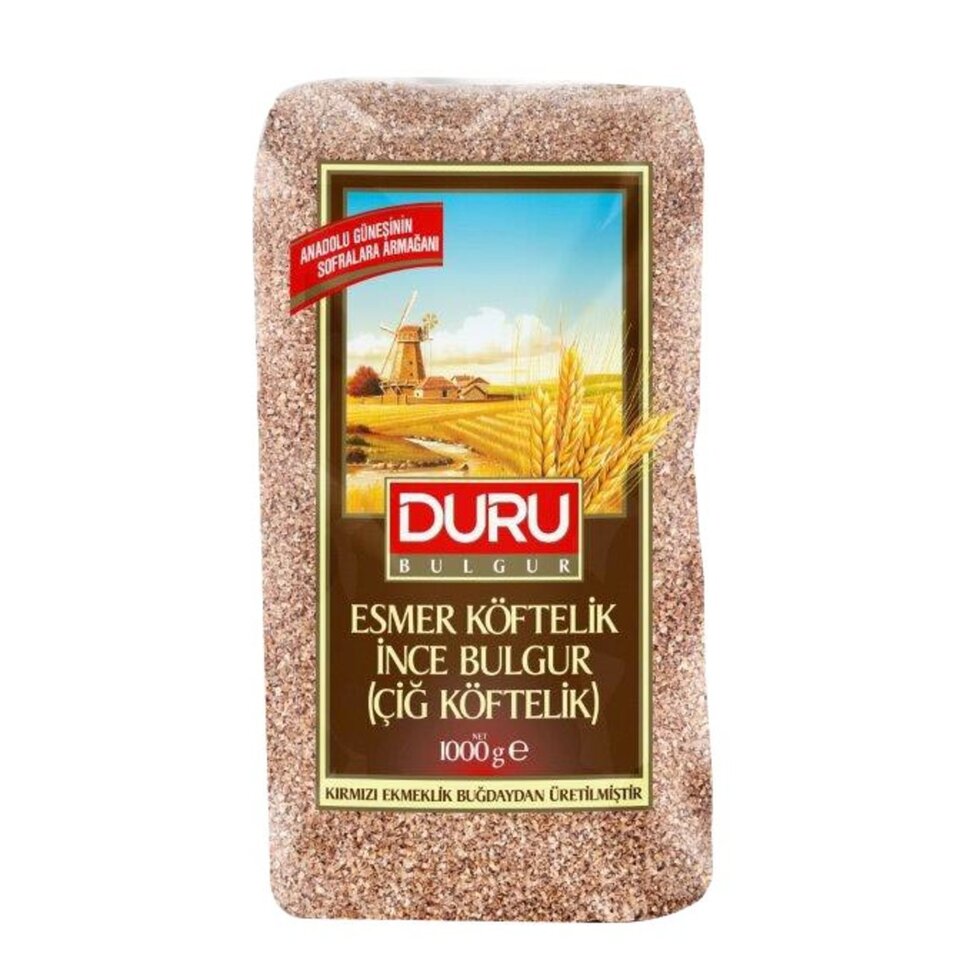 DURU ESMER BULGUR 1000 GR ÇİĞKÖFTELİK