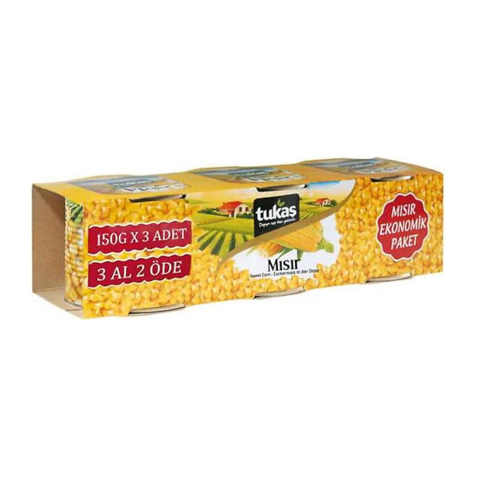 TUKAŞ  MISIR 3*150 GR-