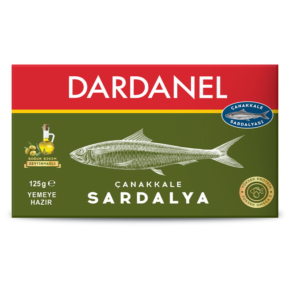 DARDANEL Z.YAĞLI  SARDALYA 125 GR. *12