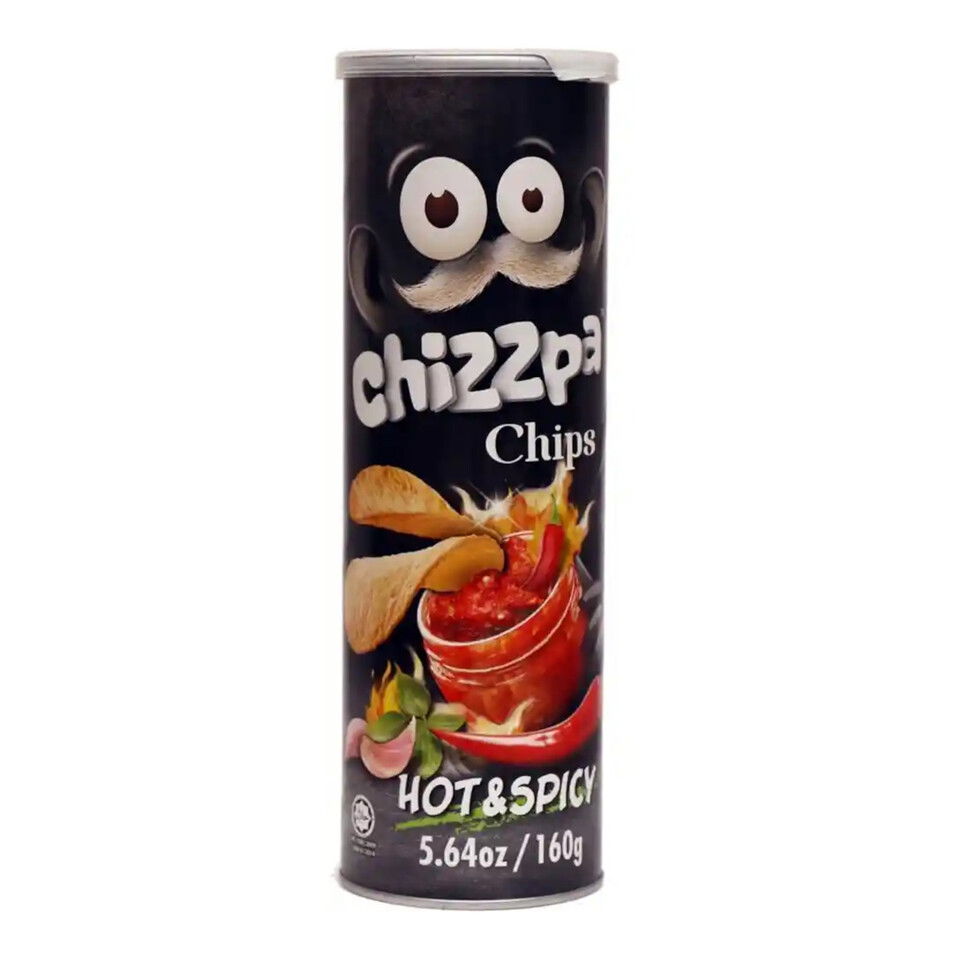 CHIZZPA CHIPS HOT&SPICY 160GR