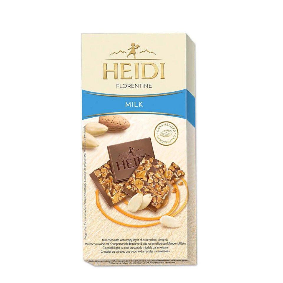 HEIDI FLORENTINE SÜTLÜ FINDIKLI  ÇIKOLATA 100 G