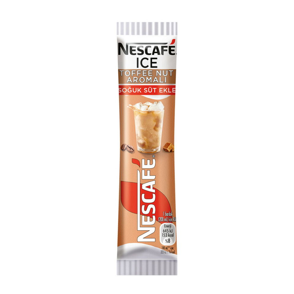NESCAFE ICE TOFFEE NUT ARO. 10,5 GR -3İN1 ARADA