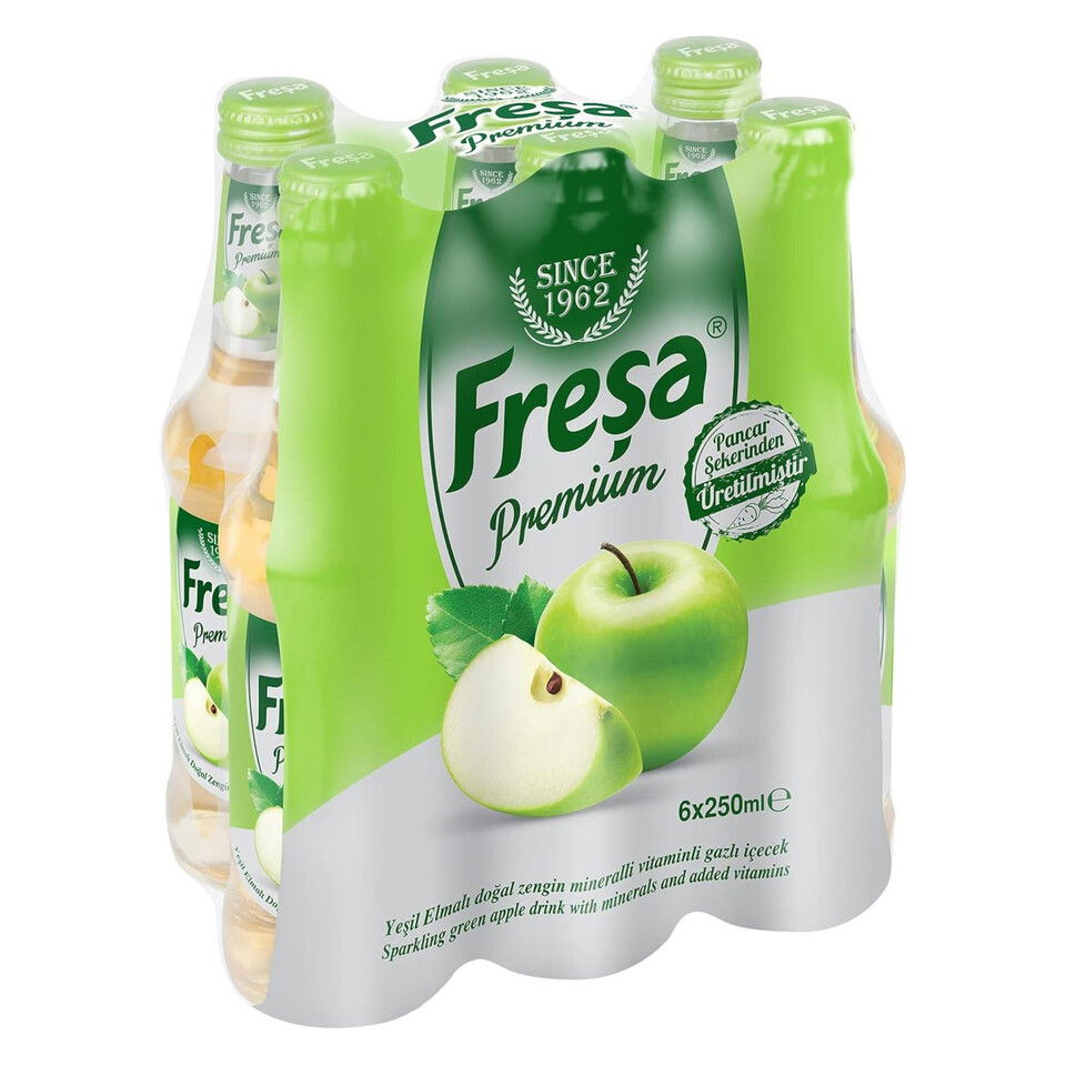 FREŞA PREMIUM 6*250 ML-YEŞİL ELMA