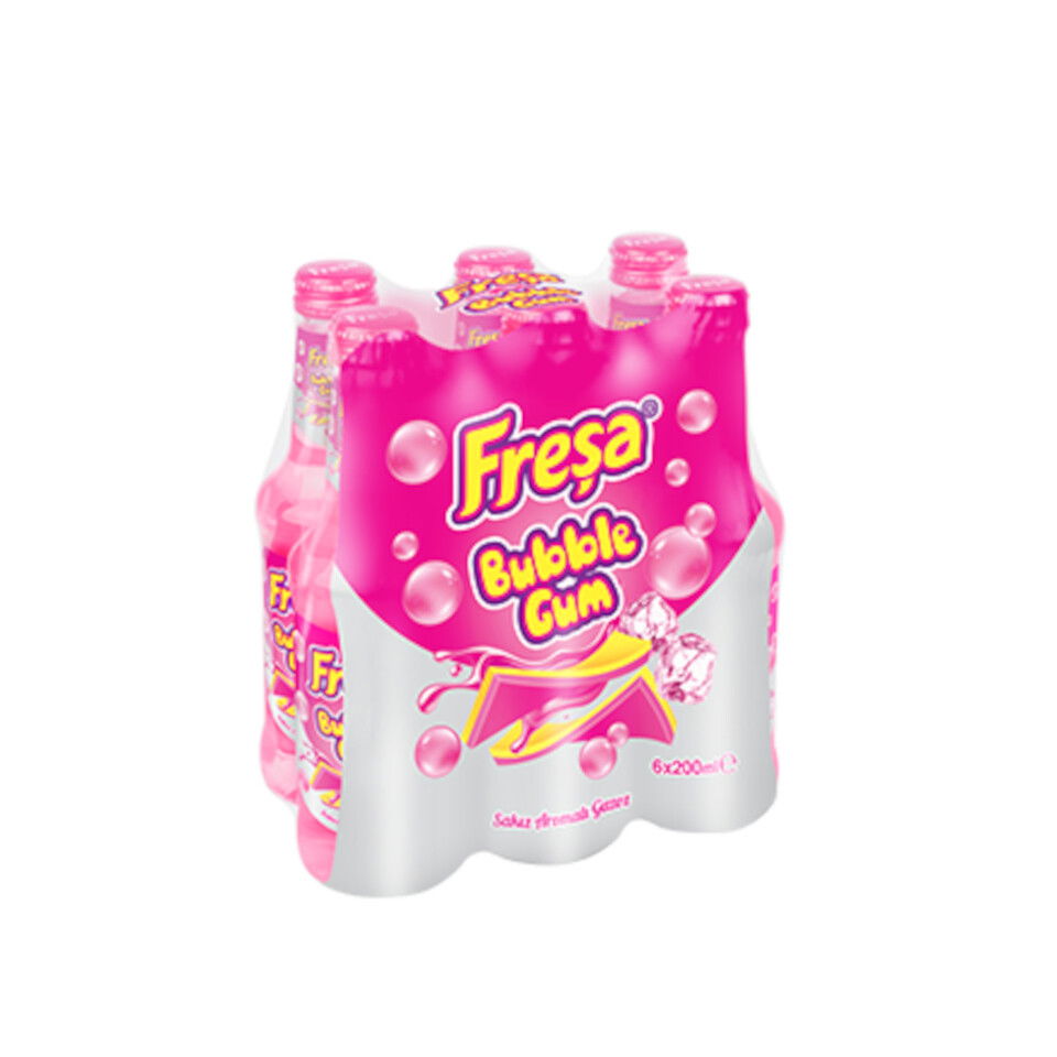 FREŞA BUBBLE GUM SAKIZ ARA. GAZOZ 6*200 ML