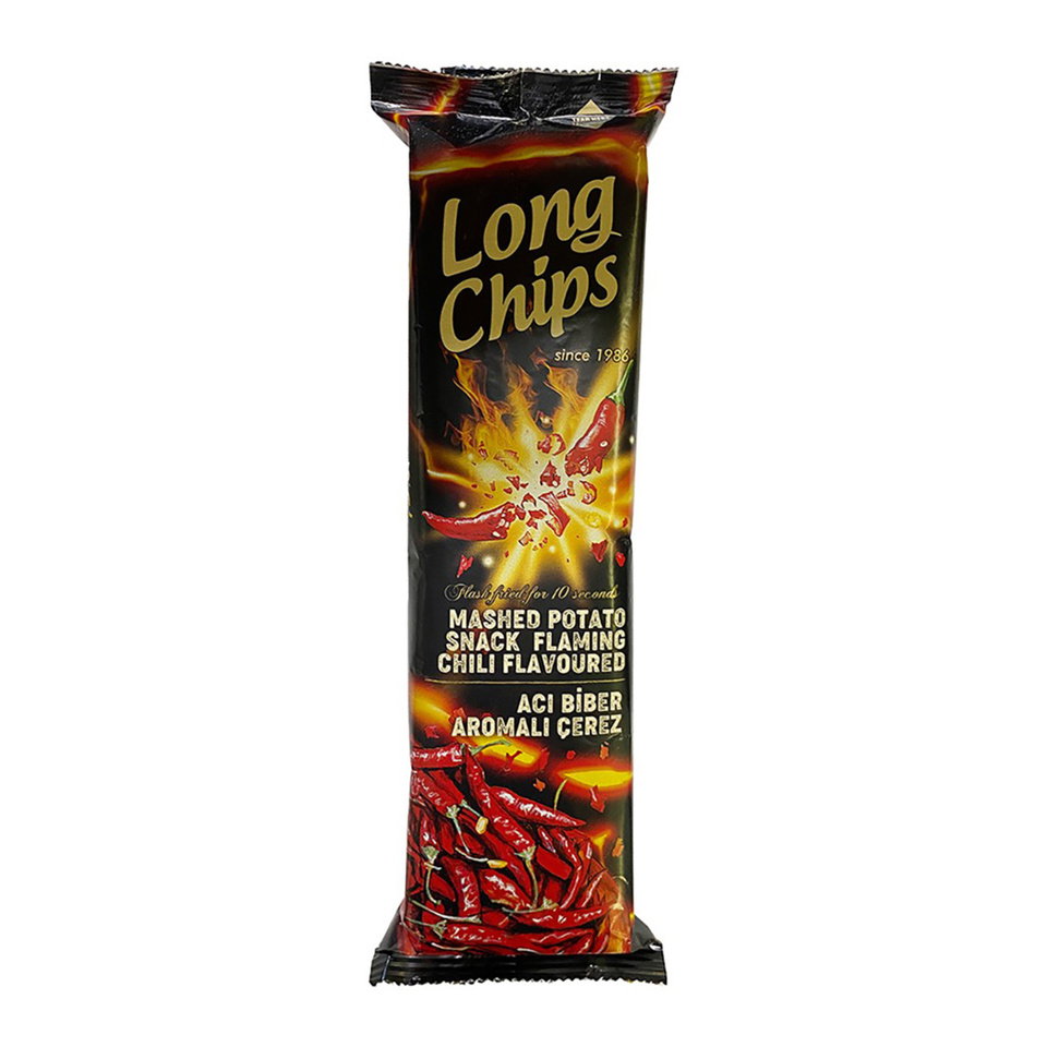 LONG CHİPS 75GR.ACI BİBER