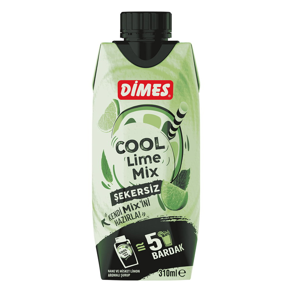 DİMES COOL 310ML- LİME ŞEKERSİZ