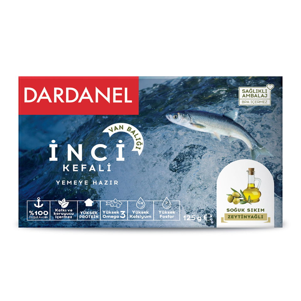 DARDANEL Z.YAĞLI  İNCİ KEFAL 125 GR
