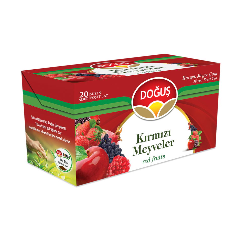 DOĞUŞ  BİTKİ ÇAYI 20*Lİ -KIRMIZI MEYVELER