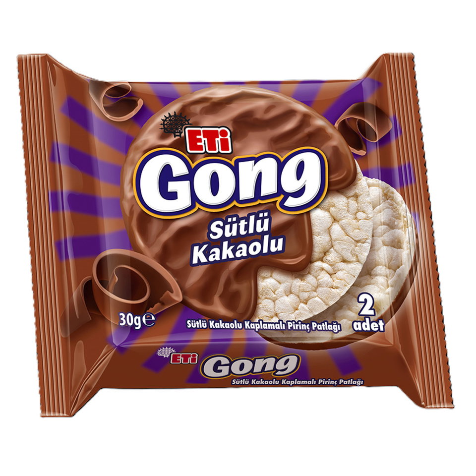 ETİ GONG SÜTLÜ KAKAO KAPLAMALI 30GR