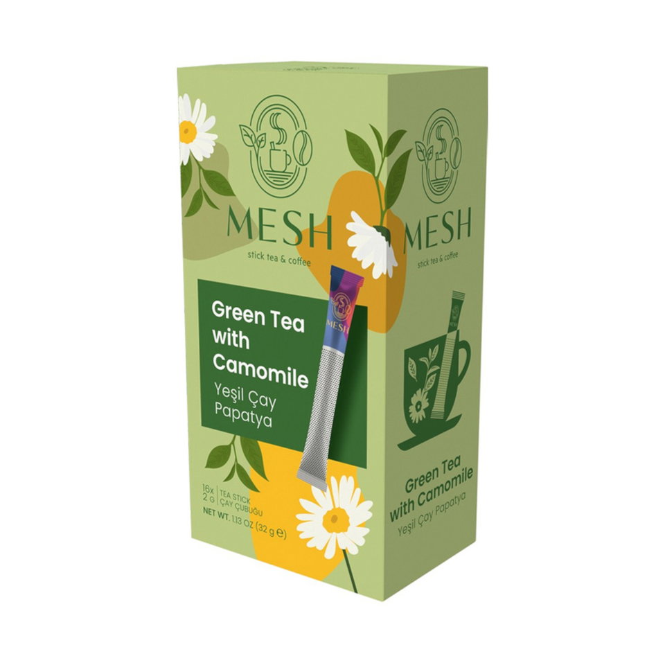 MESH STICK YEŞİL ÇAY 16*LI 32GR- PAPATYA
